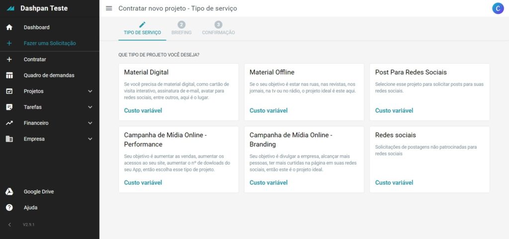Solicitação